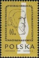 (1960-031) Марка Польша "И. Лукасевич" , III Θ