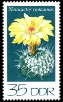 (1974-021) Марка Германия (ГДР) "Пародия стройная"    Кактусы III O