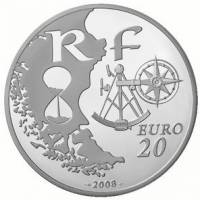 (№2008km1560) Монета Франция 2008 год 20 Euro (Армада Руан)
