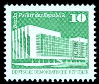 (1980-008) Марка Германия (ГДР) "Дворец Республики, Берлин"    Достопримечательности ГДР III O