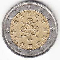 (2002) Монета Португалия 2002 год 2 евро    VF