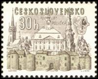 (1965-009) Марка Чехословакия "Поличка"    Исторические города II Θ