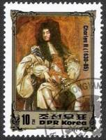 (1984-123) Марка Северная Корея "Карл II"   Портреты правителей Европы III O