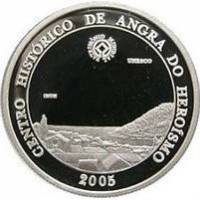 (2005) Монета Португалия 2005 год 5 евро "Ангра-ду-Эроишму"  Серебро Ag 925  PROOF