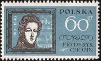 (1962-029) Марка Польша "Ф. Шопен"   Личности I Θ