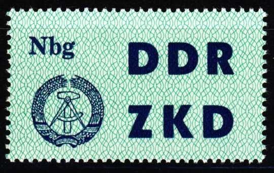 (1963-) Марка Германия (ГДР) &quot;&quot;    ZKD 4 III Θ