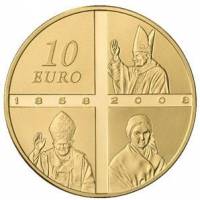 () Монета Франция 2008 год 10 евро ""   Биметалл (Платина - Золото)  UNC