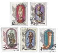 1969-069-73  Серия Набор марок (5 шт) СССР  Музей искусства народов Востока в Москве II Θ