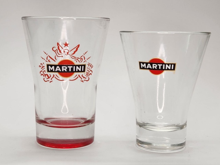 Стаканы бокалы 2 шт Martini Мартини коллекционные 