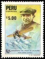 (№1986-1336) Марка Перу 1986 год "Хорхе Chaacutevez", Гашеная