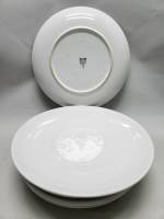 Тарелки ИКЕА столовые 8 шт белые без рисунка диаметр 27 см