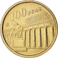 () Монета Испания 1994 год 100  ""   Медно-Алюминиево-Никельный сплав (Cu-Al-Ni)  UNC