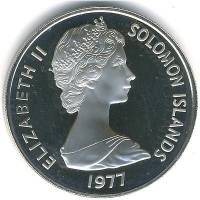 () Монета Соломоновы Острова 1977 год 20  ""   Медь-Никель  UNC