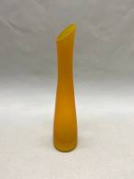 Ваза цветное матовое стекло 24 см