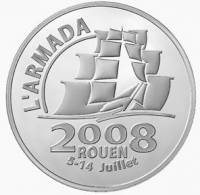() Монета Франция 2008 год 1 1/2 евро ""   PROOF