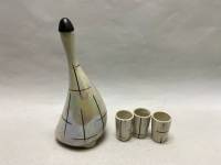 Графин Гусь штоф и 4 стопки 