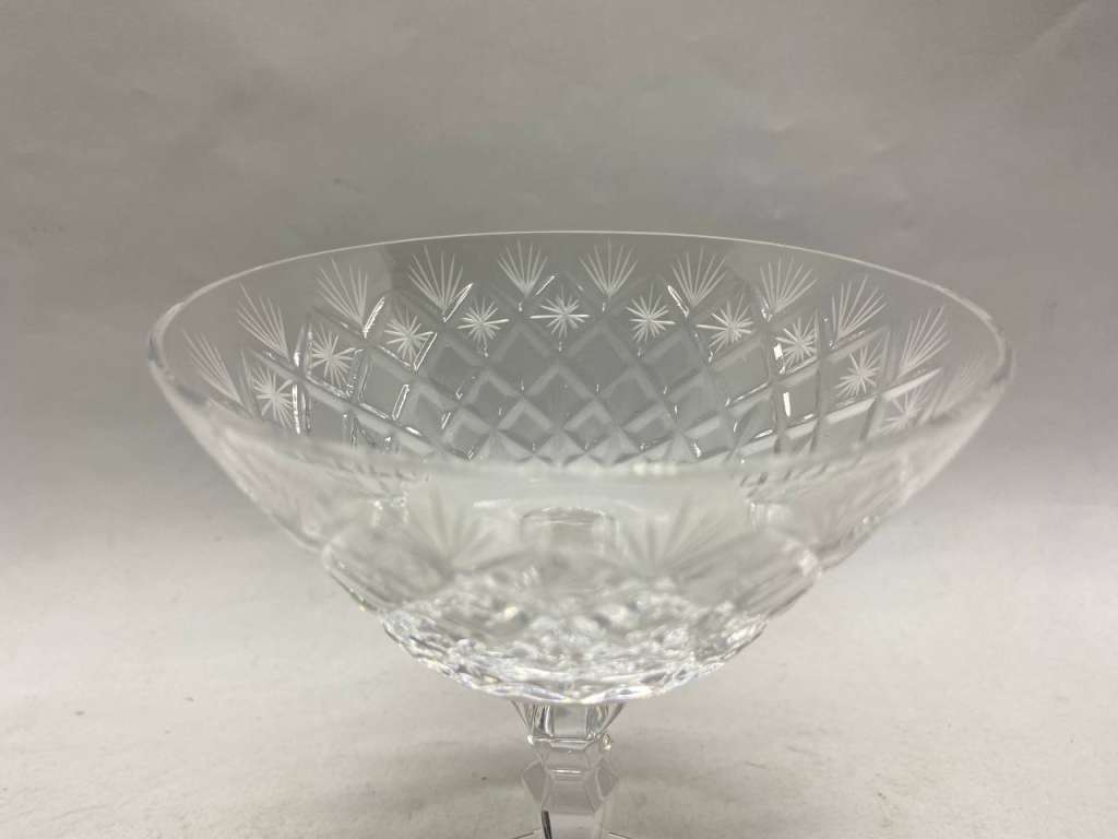 Конфетница на ножке хрусталь