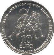 () Монета Португалия 2007 год 10  ""   Биметалл (Серебро - Ниобиум)  AU