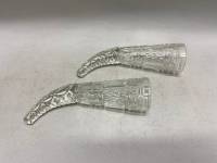 Рог изобилия сувенирный хрусталь, 2 шт СССР