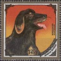 (1984-082) Марка Монголия "Монгольская овчарка"    Собаки III Θ