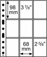 Лист GRANDE 3/3C на 9 банкнот и календарей. Упаковка (5 шт.) Германия, 323456