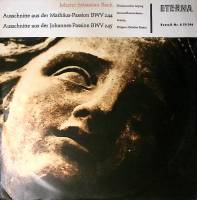 Пластинка виниловая И.С. Бах Страсти по Матфею Страсти по Иоанну Отрывки ETERNA 300 мм. Excellent