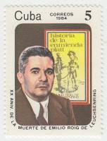(1984-060) Марка Куба "Эмилио Роинг"    20 лет со дня смерти Эмилио Роинга III O