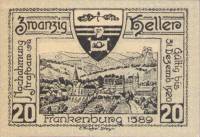 (№1920) Банкнота Австрия 1920 год "20 Heller"