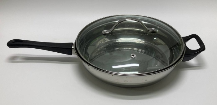 Сковородка с крышкой из нержавеющей стали