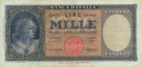 (№1961P-88d) Банкнота Италия 1961 год "1,000 Lire (Medusa)" (Подписи: Carli and Ripa)