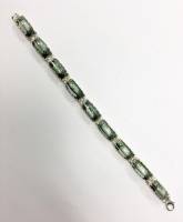 Браслет "Финифть", серебрение (сост. на фото)