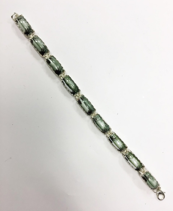 Браслет "Финифть", серебрение (сост. на фото)