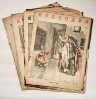 Набор журналов (8 шт) Крокодил 1941, 1948 . Москва Мягкая обл.  с. С цв илл