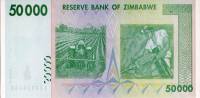 () Банкнота Зимбабве 2008 год 50 000  ""   UNC