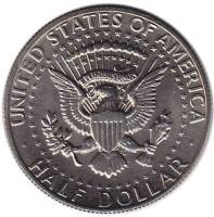 (1980d) Монета США 1980 год 50 центов  3. Основной тип Кеннеди Медь-Никель  XF