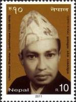 (№2011-1025) Марка Непал 2011 год "Шанкар Lamichhane", Гашеная