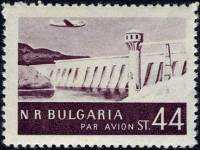 (1954-013) Марка Болгария "Водохранилище 'Студена'"   Виды Болгарии II Θ