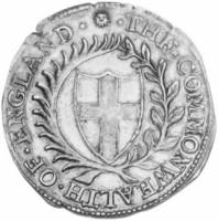 () Монета Великобритания 1649 год 6000  ""   Биметалл (Серебро - Ниобиум)  AU