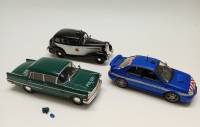 Набор моделей 3 шт 1:43 Opel Kapitan polizei Buick Special Subaru Impreza на восстановление
