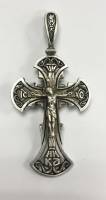 Крестик нательный, серебро 925 пробы (сост. на фото)