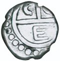 (№1704km294.1) Монета Индия 1704 год 1 Fanam