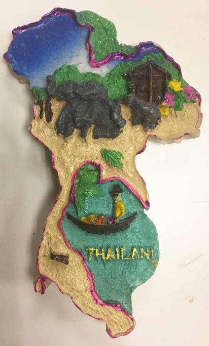 Магнит на холодильник &quot;Thailand&quot; (сост. на фото)