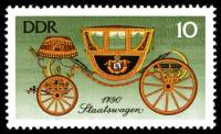 (1976-043) Марка Германия (ГДР) "Коронационная карета"    Экипажи III Θ