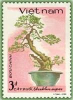 (1986-093a) Марка Вьетнам "Стреблус"  Без перфорации  Вьетнамский Бонсай III Θ