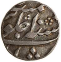 (№1765km84.1) Монета Индия 1765 год 1 Rupee (Шах Алам II в)