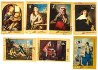 1971-059-65  Серия Набор марок (7 шт) СССР   Зарубежная живопись II Θ
