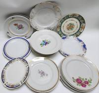 Тарелки десертные 22 штуки обеденные разные