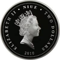 () Монета Остров Ниуэ 2010 год 2  ""    AU
