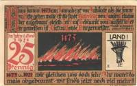 (№1921) Банкнота Германия 1921 год "25 Pfennig"