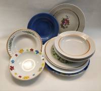 Тарелки 12 шт разные суповые столовые десертные блюдо